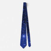 Star Galaxy on Blue Krawatte (Vorderseite)