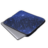 Star Galaxy on Blue Laptopschutzhülle (Vorne Knopf)