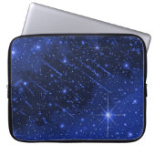 Star Galaxy on Blue Laptopschutzhülle (Vorderseite)