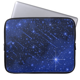 Star Galaxy on Blue Laptopschutzhülle