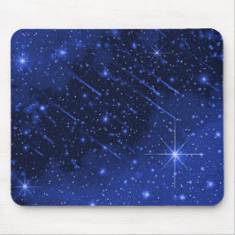 Star Galaxy on Blue Mousepad