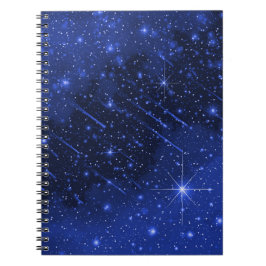 Star Galaxy on Blue Notizblock