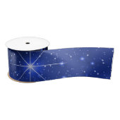 Star Galaxy on Blue Satinband (Spule)