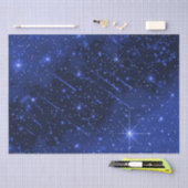 Star Galaxy on Blue Seidenpapier (Handwerk)