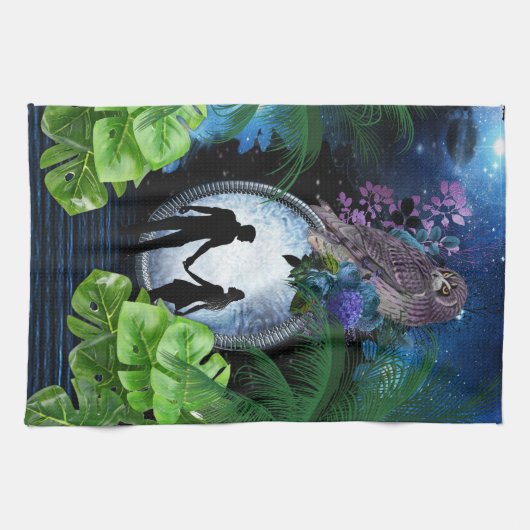 Star-Gate-Portal-Wohngestaltung Geschirrtuch (Horizontal)