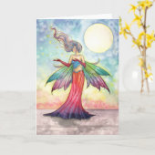 Star Gatherer Fairy Grußkarte Karte (Gelbe Blume)