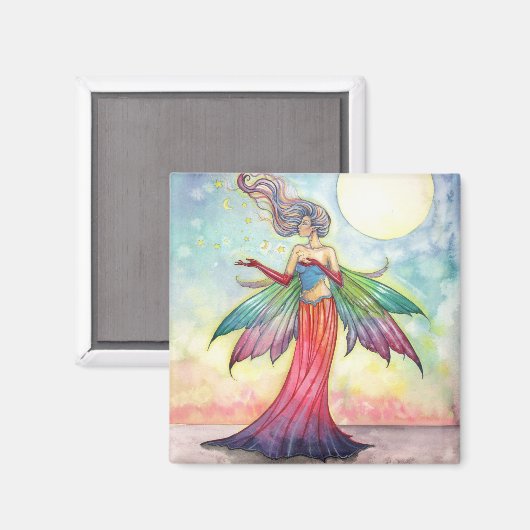 Star Gatherer Fairy Magnet (Vorderseite/Rückseite)