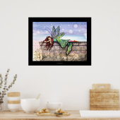 Star Gazer Fairy Poster von Molly Harrison (Küche)