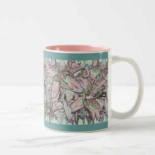 Star Gazer Lilies in Tasse mit Bleistift
