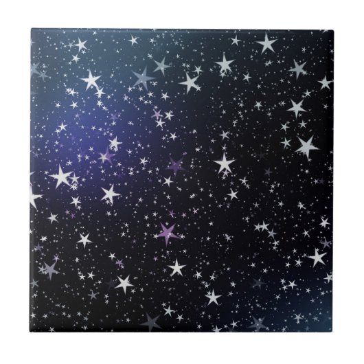 Star Gazer Nature Sky Space Peace Liebe Destinatio Fliese (Vorderseite)