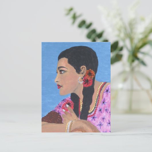 Star-Gazer Postkarte (Stehend Vorderseite)