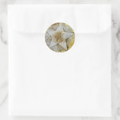 Star Gazer Runder Aufkleber (Tasche)