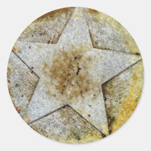 Star Gazer Runder Aufkleber