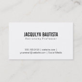 Star Gazer | Teleskop Visitenkarte (Rückseite)