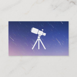 Star Gazer Teleskop Visitenkarte