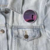 Star Gazing Girl Button (Beispiel)