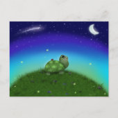 Star Gazing Turtle Postkarte (Vorderseite)
