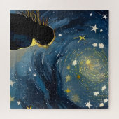 Star Gazing Woman Puzzle (Horizontal)