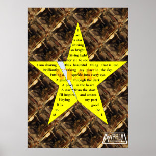Star Gedicht Poster
