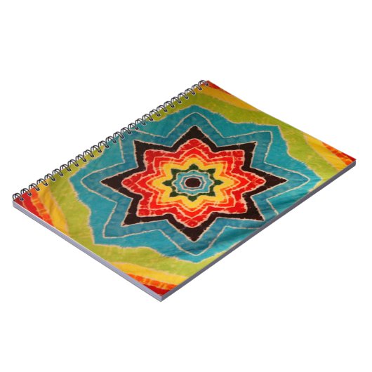 Star-Gefärbte Krawatte Notizblock (Linke Seite)