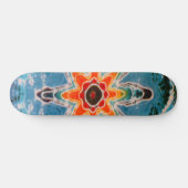Star-Gefärbte Krawatte Skateboard (Horizontal)