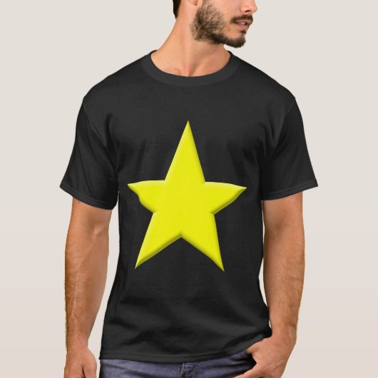 Star - Gelb T-Shirt (Vorderseite)