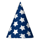 Star Gemustert Blue Party Hat Partyhütchen (Links)