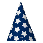 Star Gemustert Blue Party Hat Partyhütchen (Rechts)