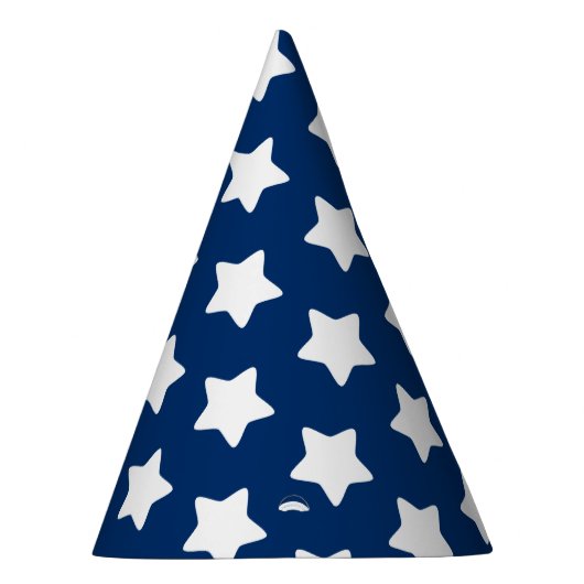 Star Gemustert Blue Party Hat Partyhütchen (Rechts)