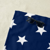 Star Gemustert Blue Strandtuch (Beispiel)