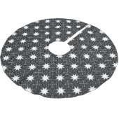 Star Geometric INV Polyester Weihnachtsbaumdecke (Schrägansicht)