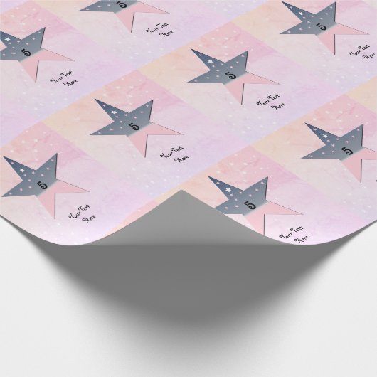 Star Geschenkpapier (Ecke)