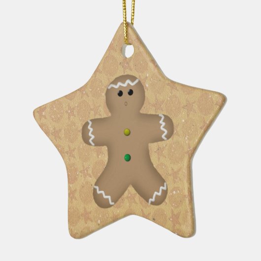 Star Gingerbread Man Ornament (Links)