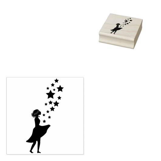 Star Girl Gummistempel (Stempel)