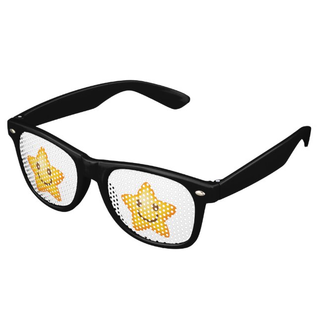Star Glasses Partybrille (Schrägansicht)