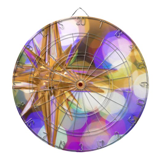 Star Glitzer Dartscheibe (vorne)