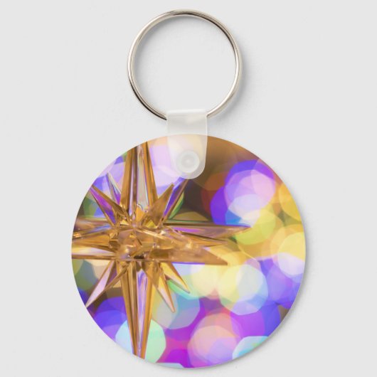 Star Glitzer Schlüsselanhänger (Vorderseite)