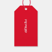 Star Gnome Anpassen von Farbe und Text Geschenkanhänger (Rückseite)