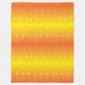 Star Gold Muster Fleecedecke (Vorderseite)