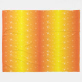 Star Gold Muster Fleecedecke (Vorderseite (Horizontal))