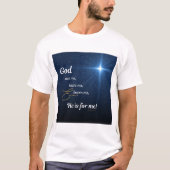 Star - Gott sieht mich T-Shirt (Vorderseite)