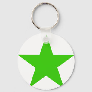 Star Green The MUSEUM Zazzle Geschenke Schlüsselanhänger