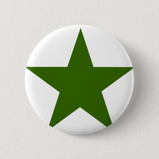 Star GreenDark The MUSEUM Zazzle Geschenke Button (Vorderseite)