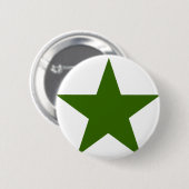 Star GreenDark The MUSEUM Zazzle Geschenke Button (Vorne & Hinten)