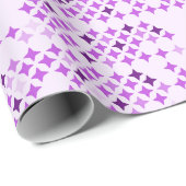 Star Grid Pattern Geschenkpapier (Rolleneckpunkt)
