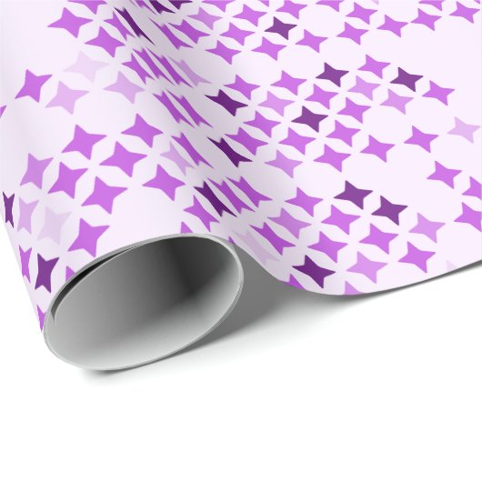 Star Grid Pattern Geschenkpapier (Rolleneckpunkt)