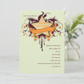 Star Grunge Einladung (Stehend Vorderseite)