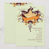 Star Grunge Einladung (Vorne/Hinten)