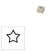 Star Gummistempel (Stempel)