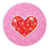 Star Heart Keramikknauf (Vorderseite)